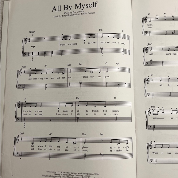 Celine Dion It’s Easy to Play Piano Music Book - Picture 4 of 4
